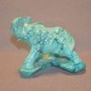 Elefante in Howlite turchese