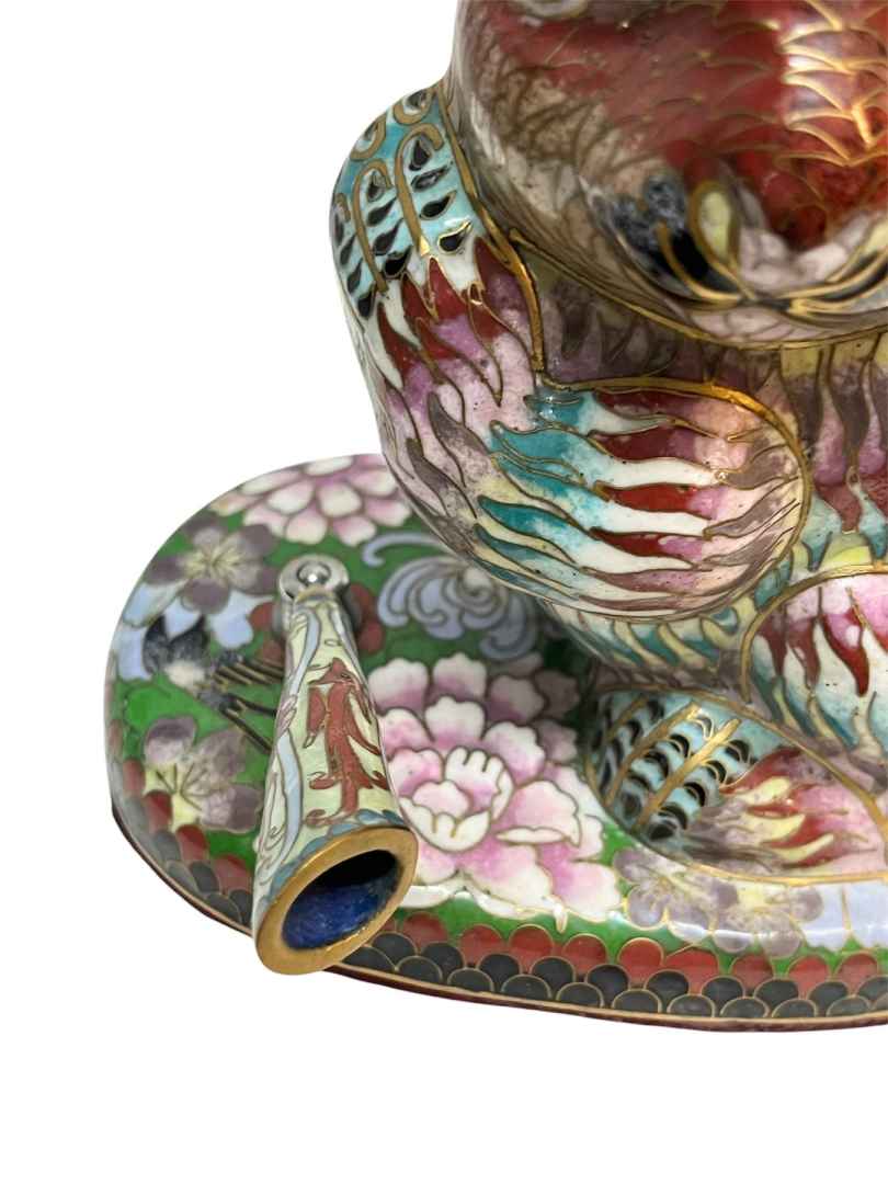 Coniglio portapenne cloisonné - immagine 12