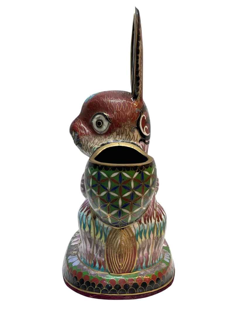 Coniglio portapenne cloisonné - immagine 5