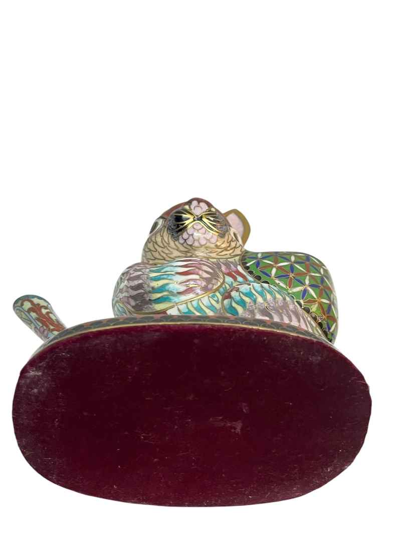 Coniglio portapenne cloisonné - immagine 6