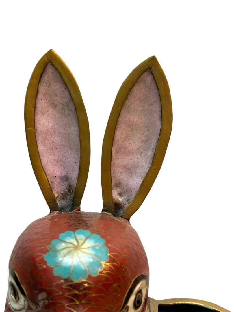 Coniglio portapenne cloisonné - immagine 8