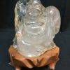Budda cristallo di rocca con clorite