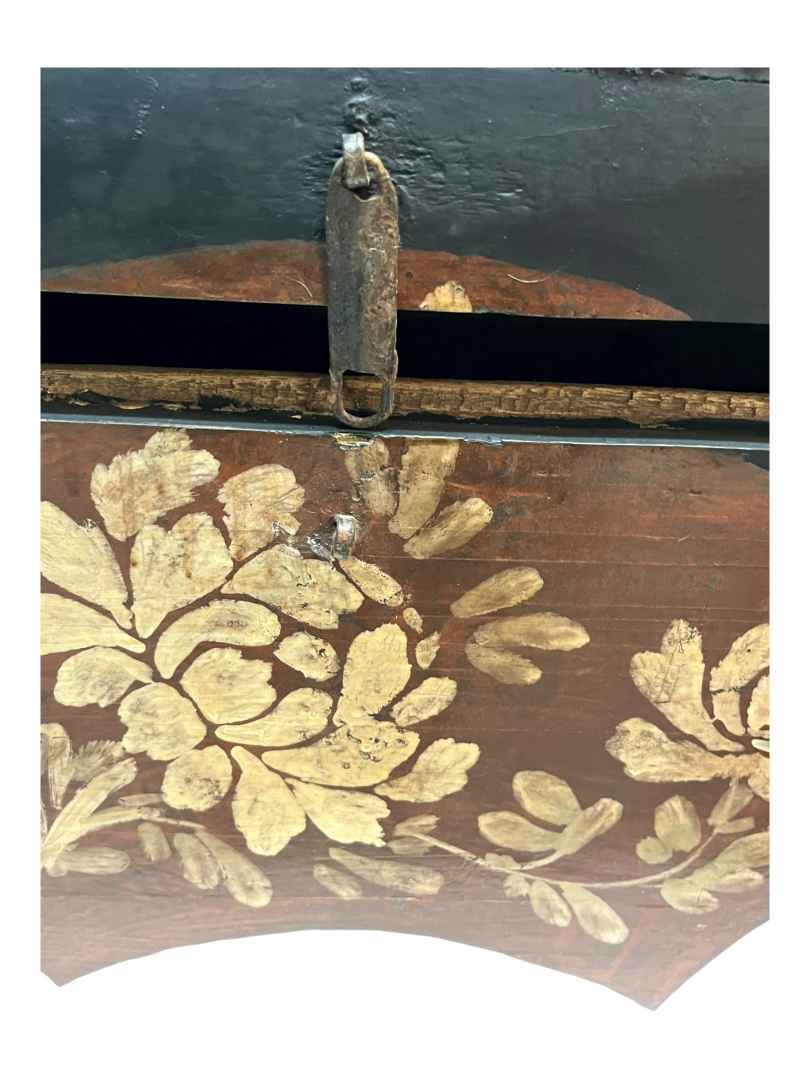 Baule legno dipinto - immagine 4