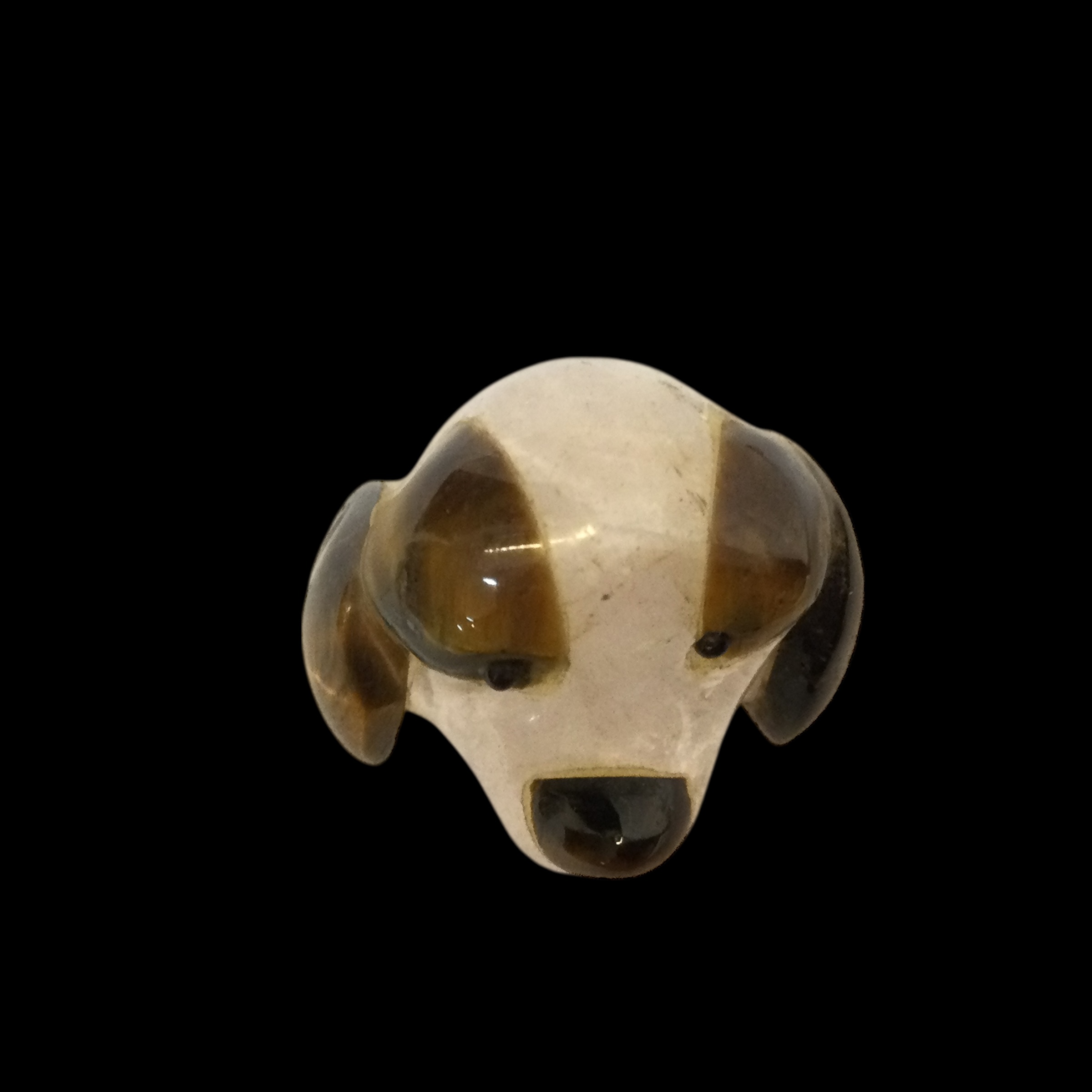 Cane quarzo ialino con Pietre dure - immagine 11