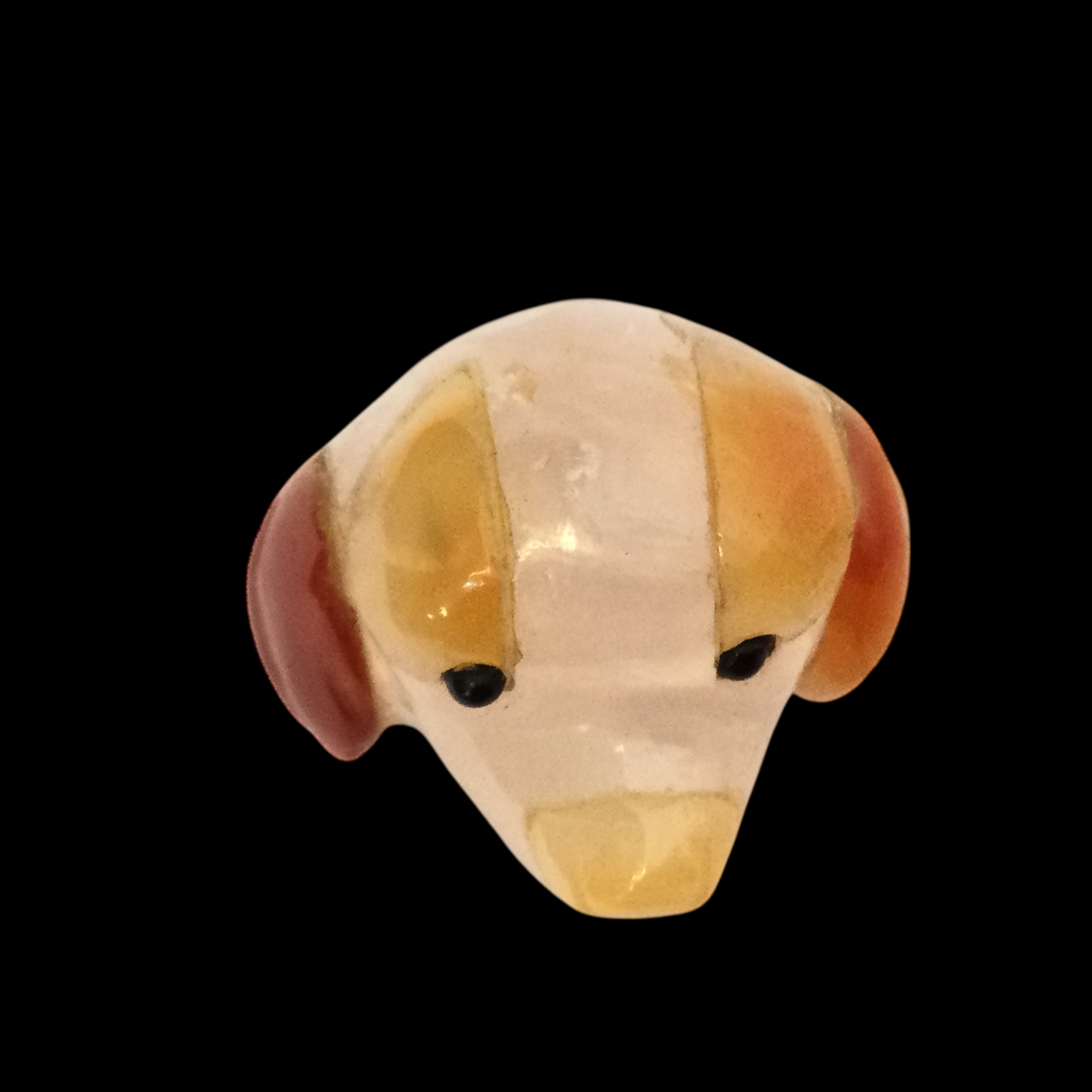 Cane quarzo ialino con Pietre dure - immagine 3