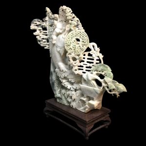Ho-nan Jade Pipa carpa e bimbo