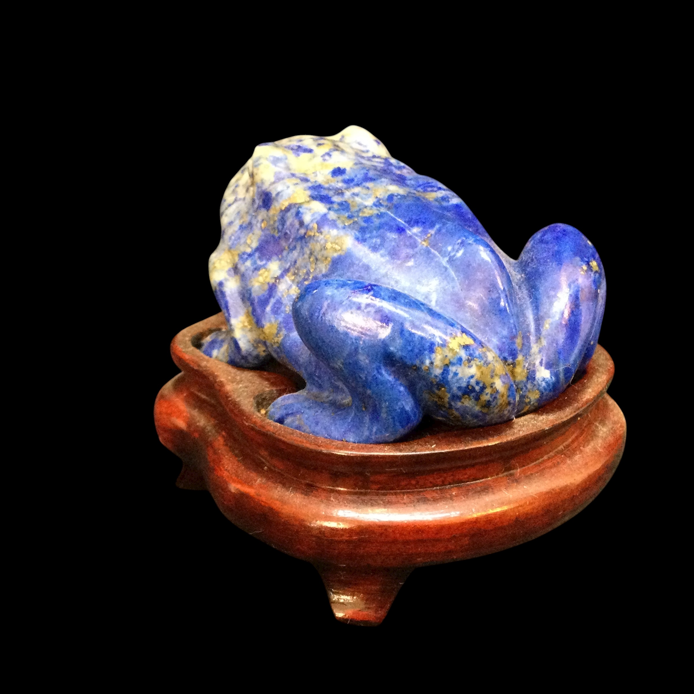 Rana Lapislazzuli con base - immagine 7