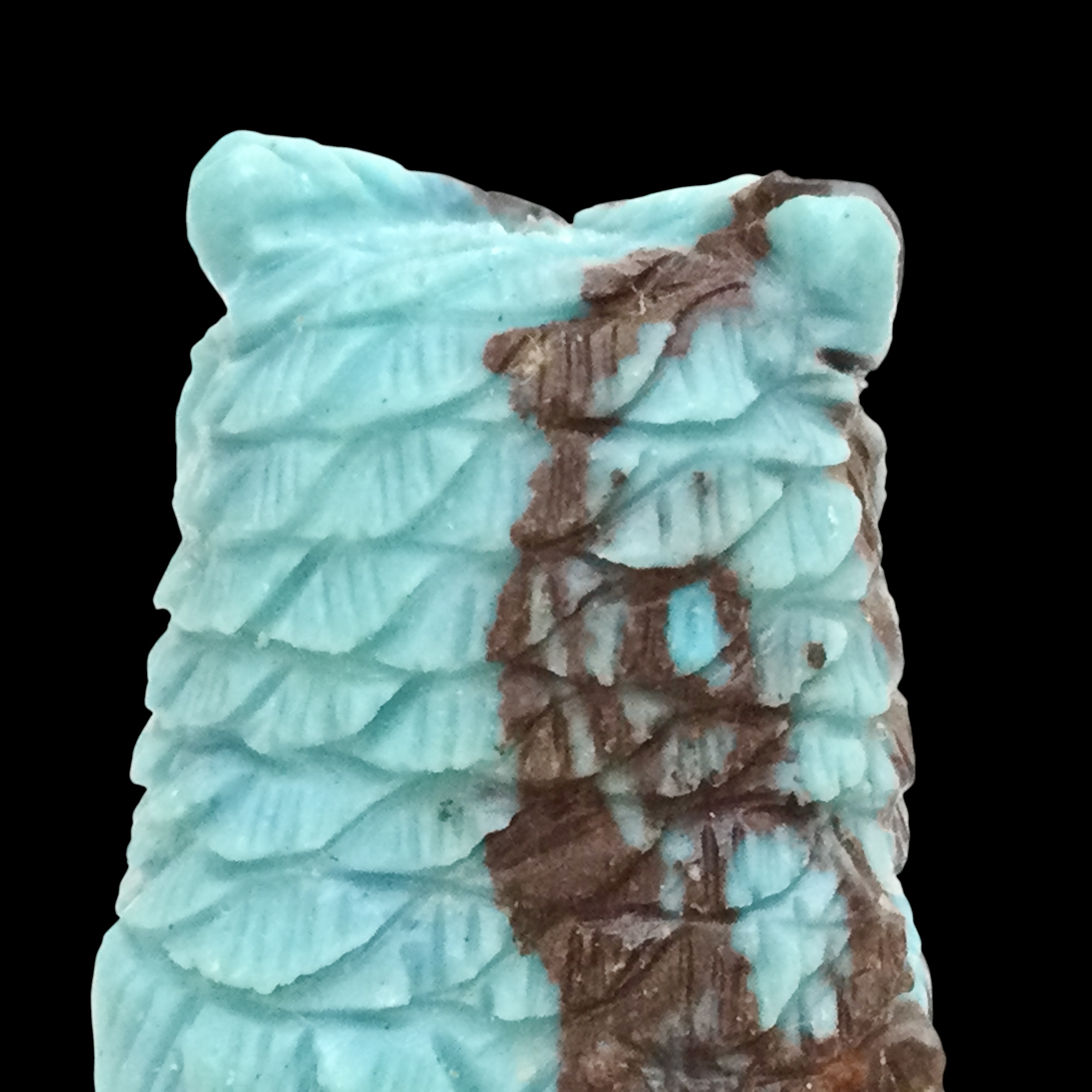 Gufo Turchese con matrice dendritica - immagine 9