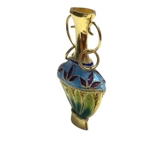 Miniatura vasetto cloisonné