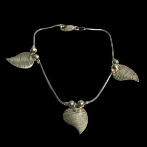 Bracciale foglie Argento