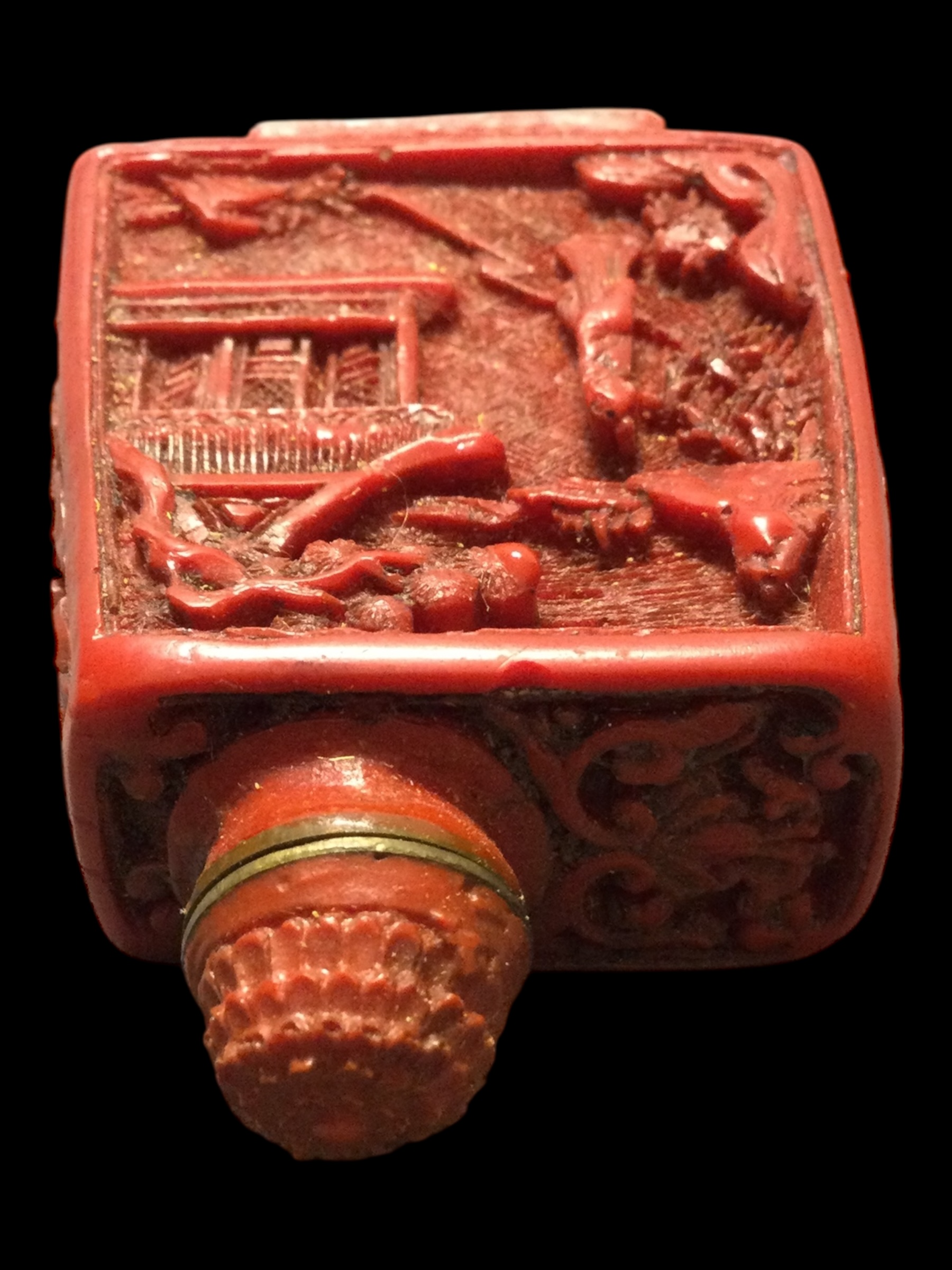 Tabacchiera Lacca rossa antica - immagine 15