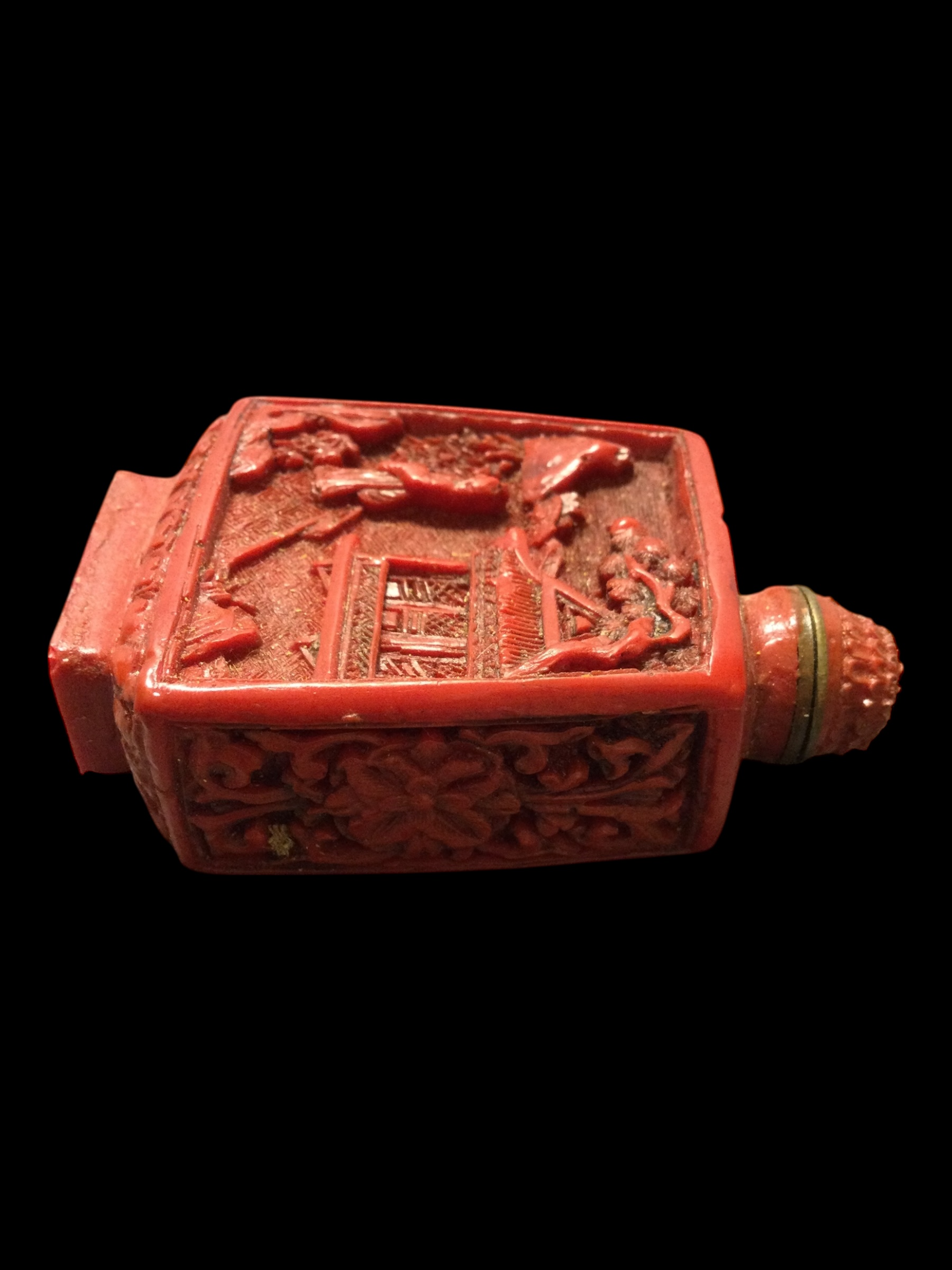 Tabacchiera Lacca rossa antica - immagine 16