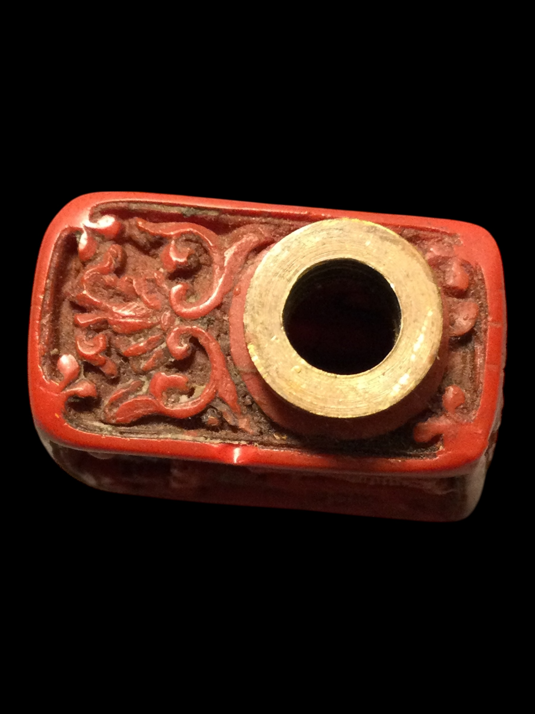 Tabacchiera Lacca rossa antica - immagine 24