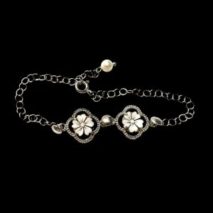 Bracciale argento e cameo sardonico