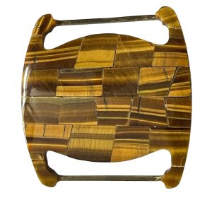 Fibbia Occhio di Tigre e Ottone