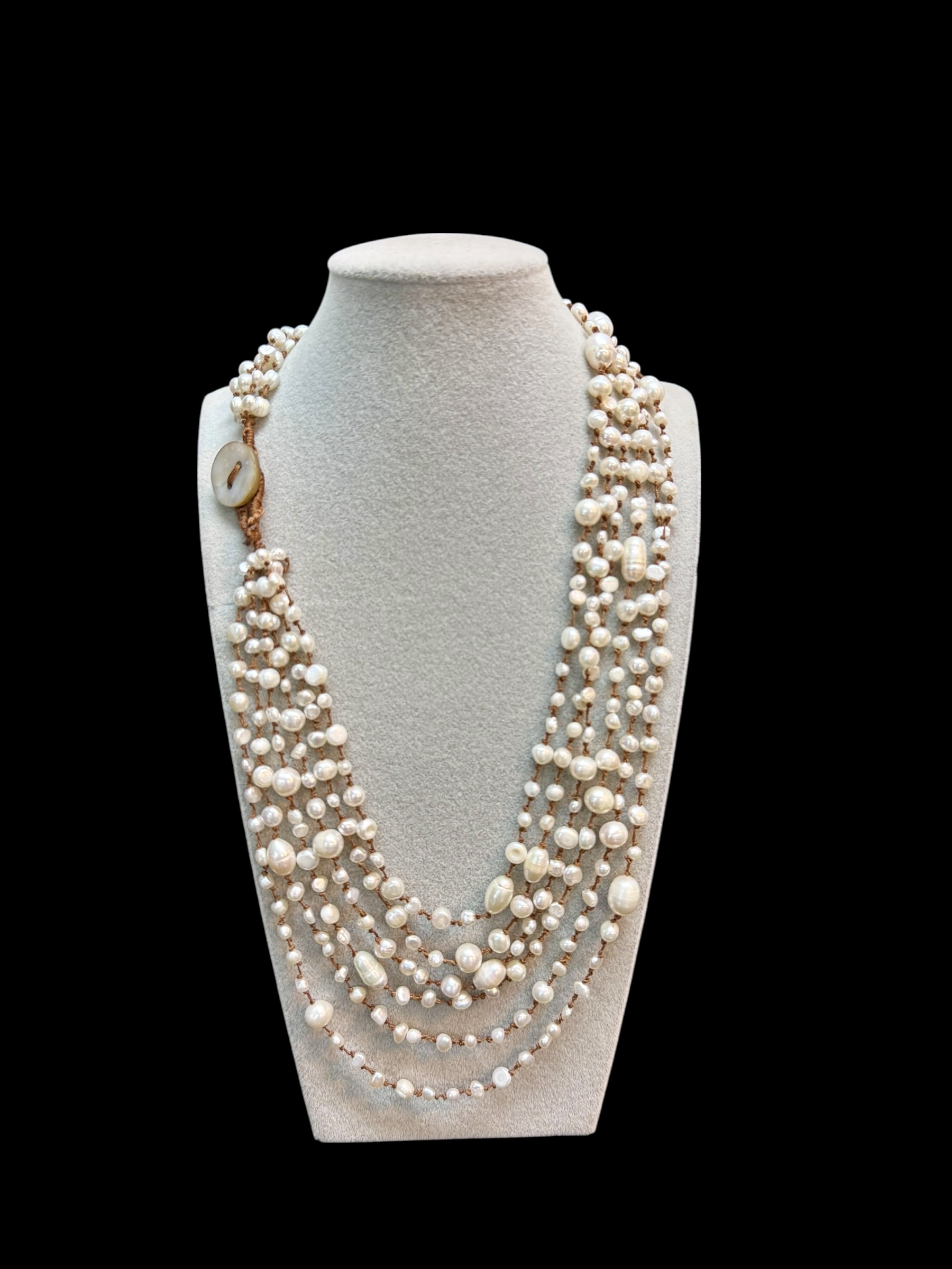 Collana perle e madreperla - immagine 9