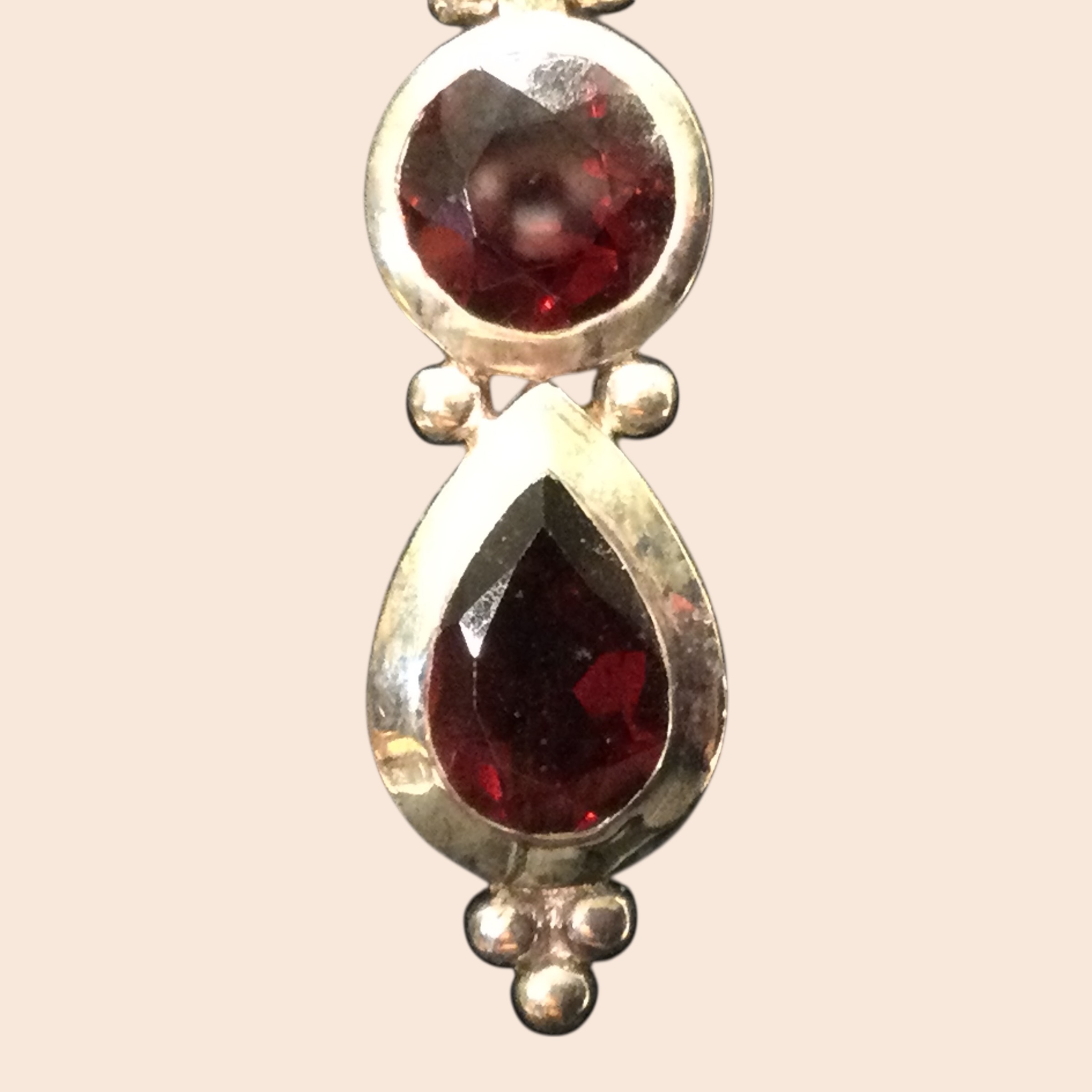 Orecchini Granato e Argento - immagine 4