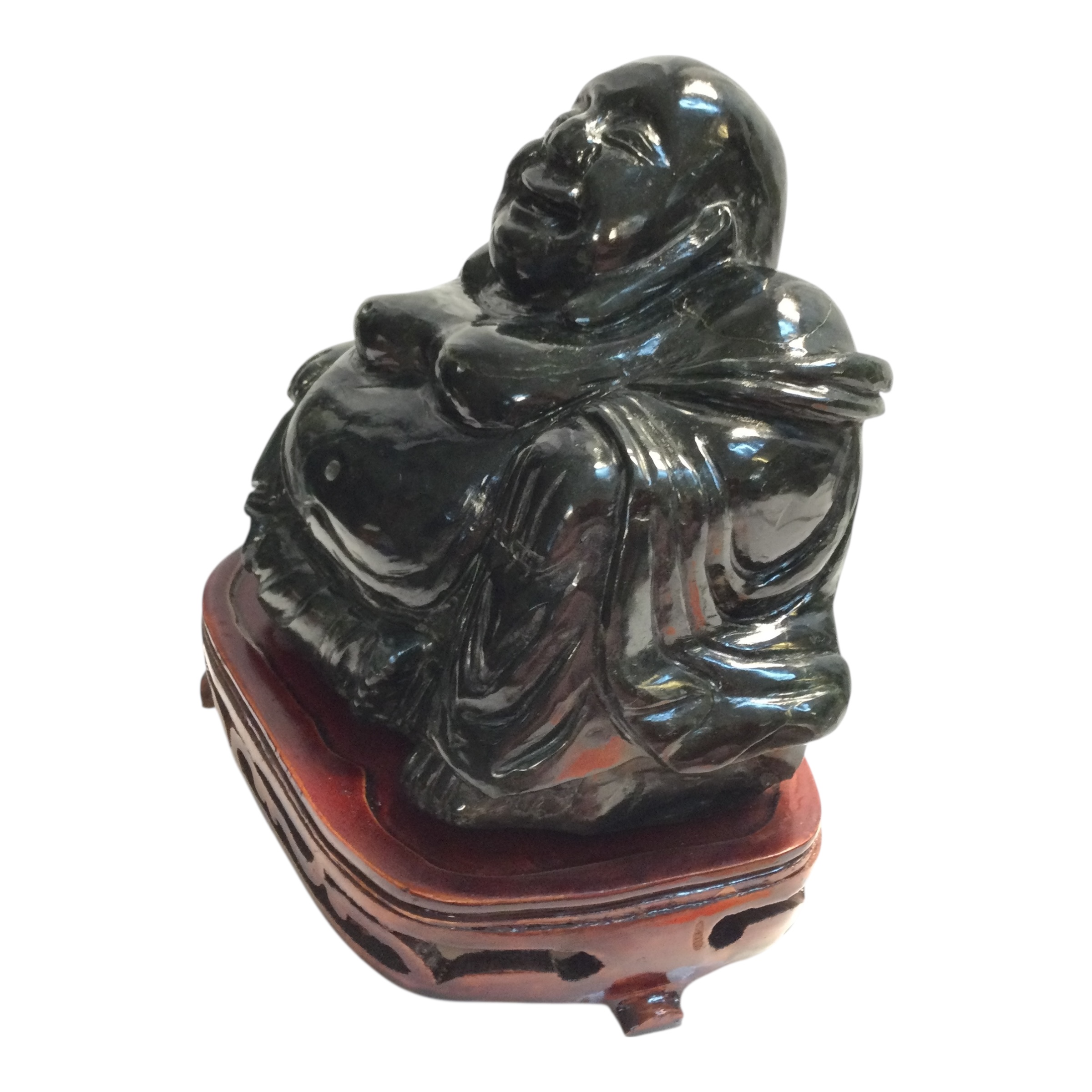 Budda giada siberiana assiso - immagine 3