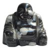 Budda Ossidiana fiocco di neve