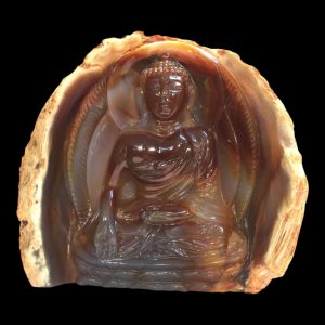 Budda tibetano di Corniola
