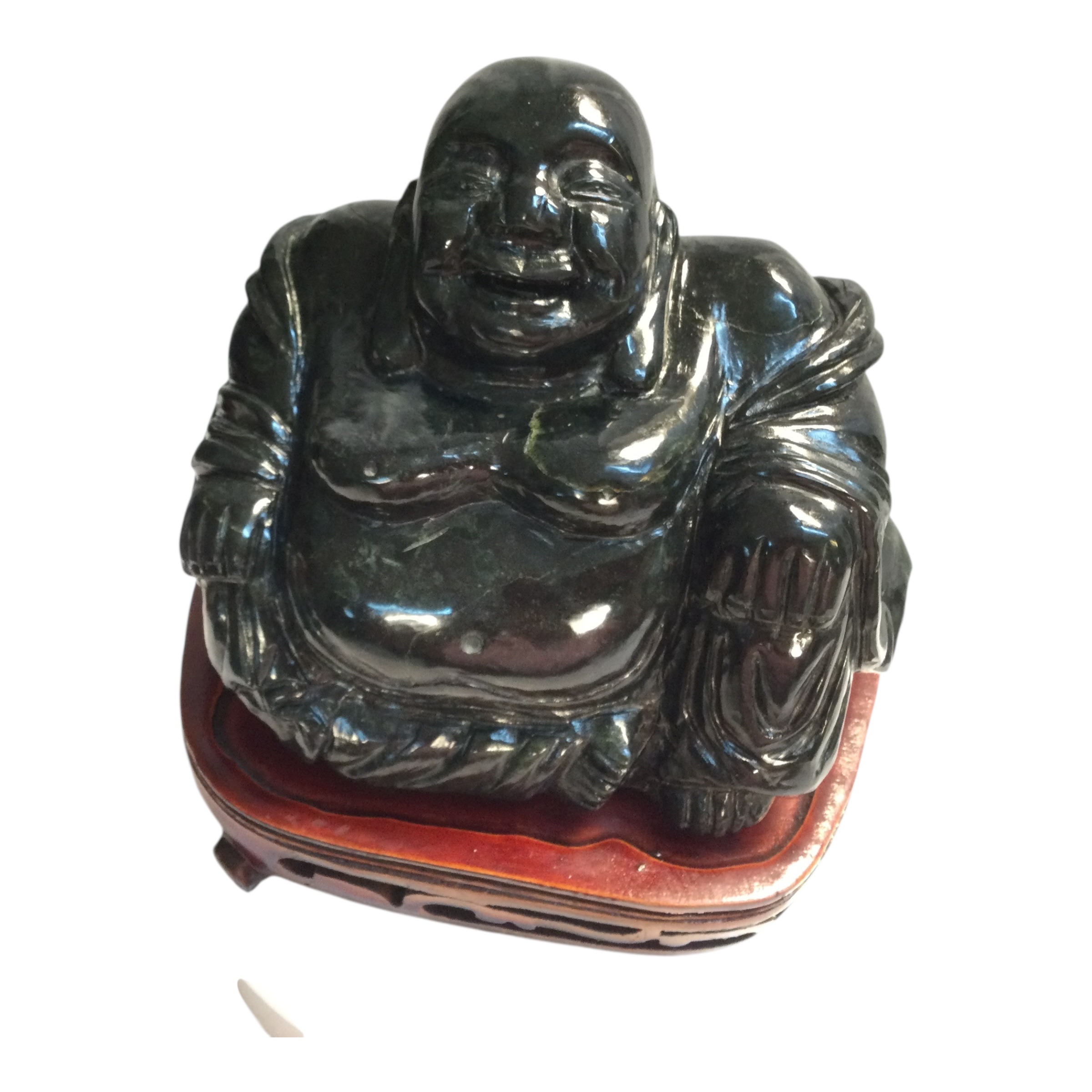 Budda giada siberiana assiso - immagine 7