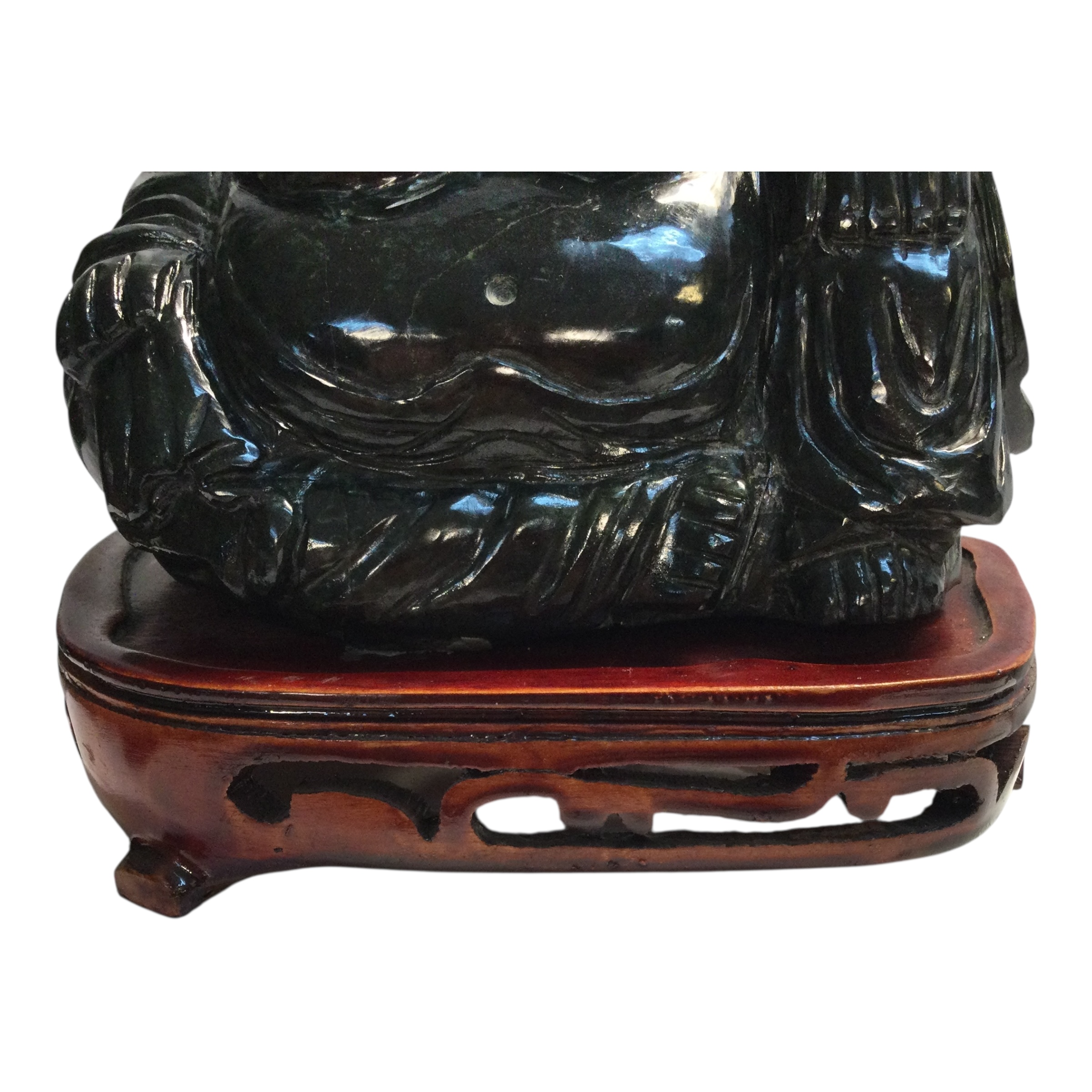 Budda giada siberiana assiso - immagine 10
