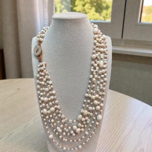 Collana perle e madreperla