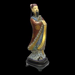 Dignitario cloisonné con anatra