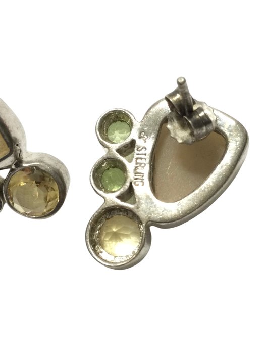 Parure calcedonio e citrino in argento - immagine 10