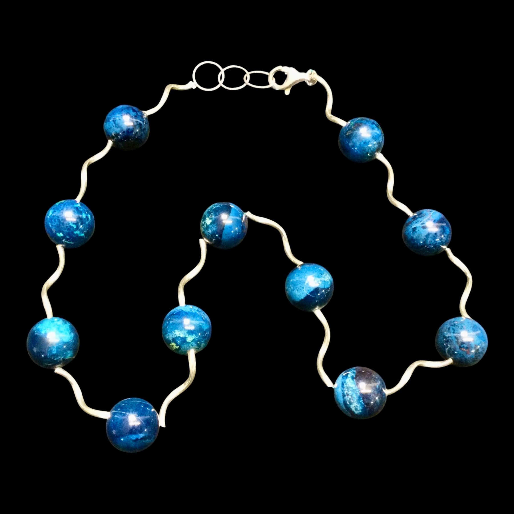 parure apatite blu - immagine 12