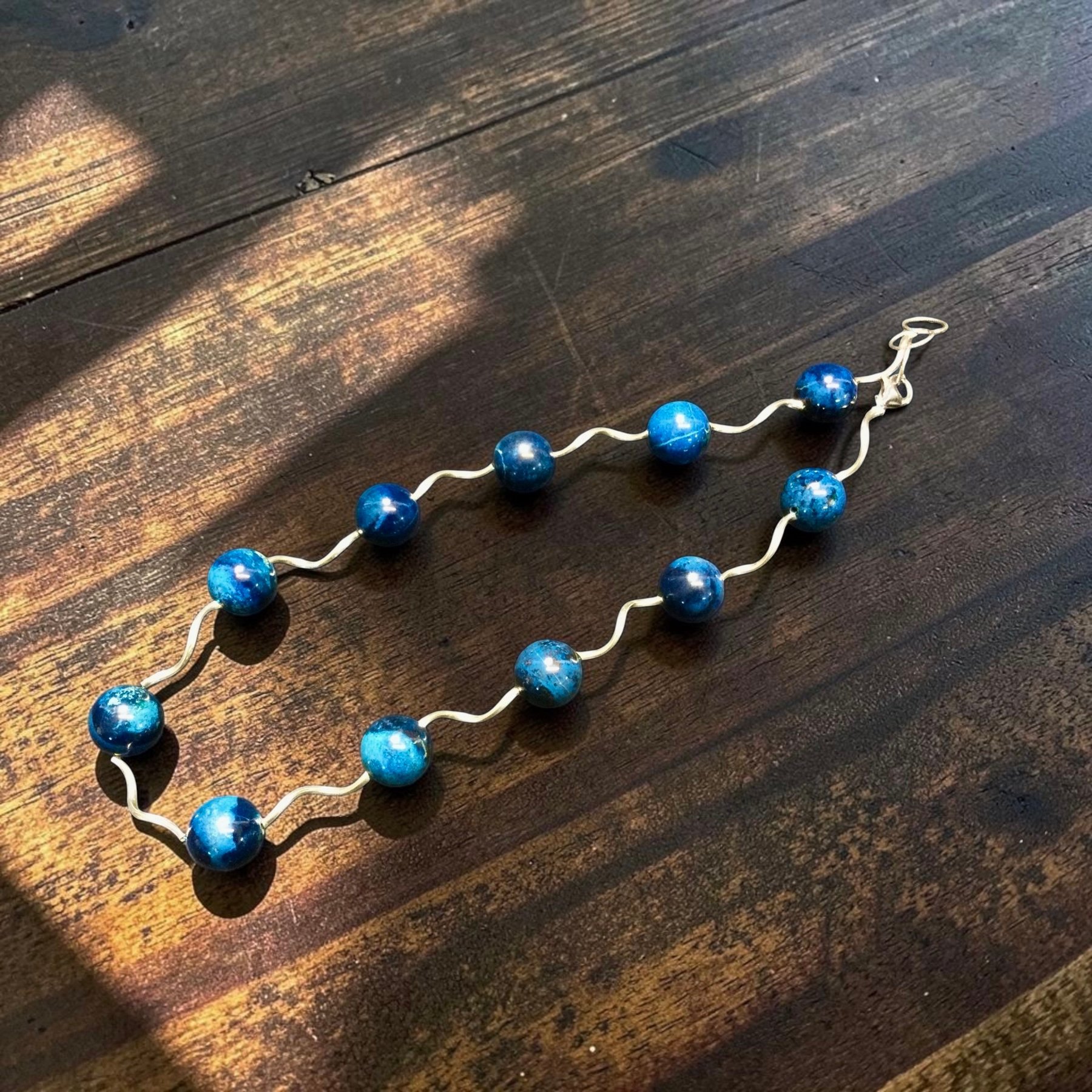 parure apatite blu - immagine 3