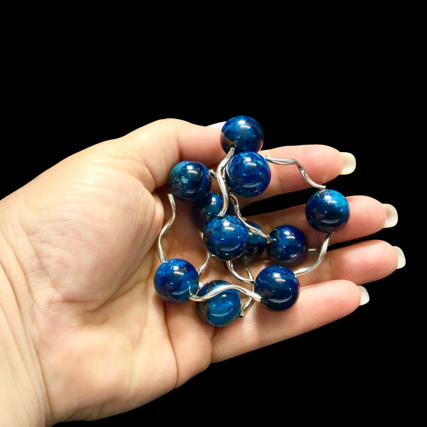 parure apatite blu - immagine 4