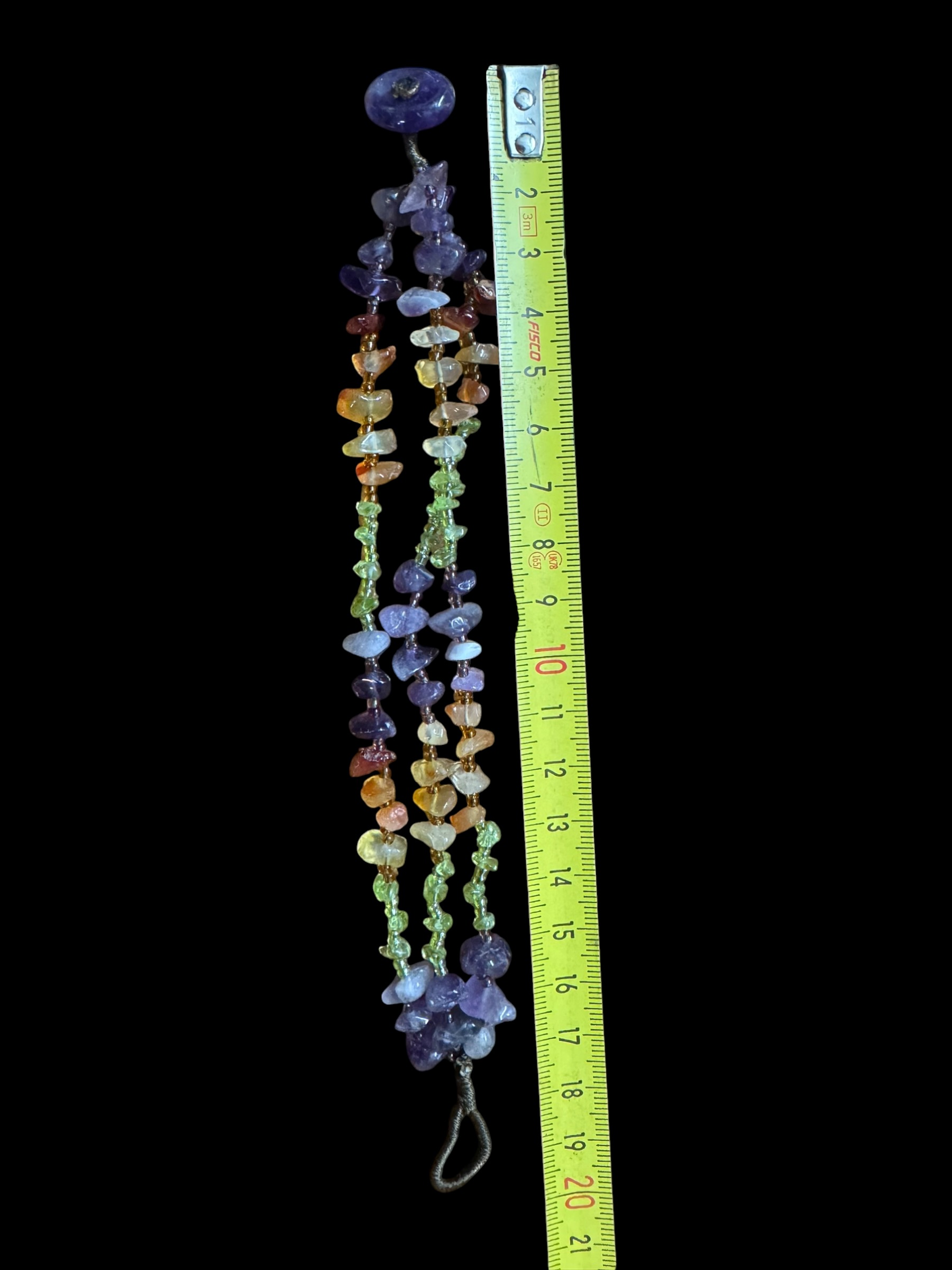 Parure ametista corniola peridoto - immagine 19