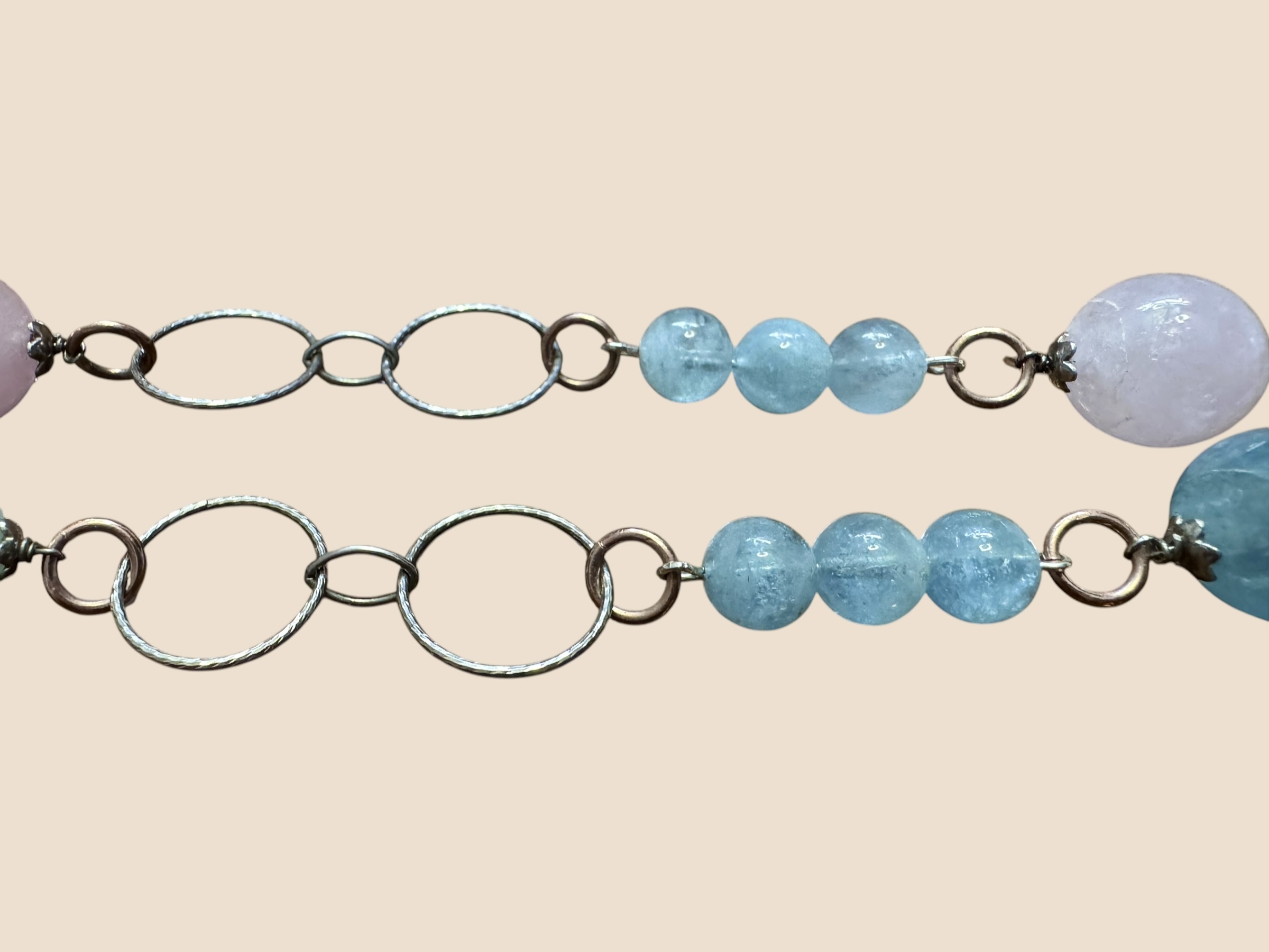 Collana berillo con pendente ramo argento nero - immagine 15
