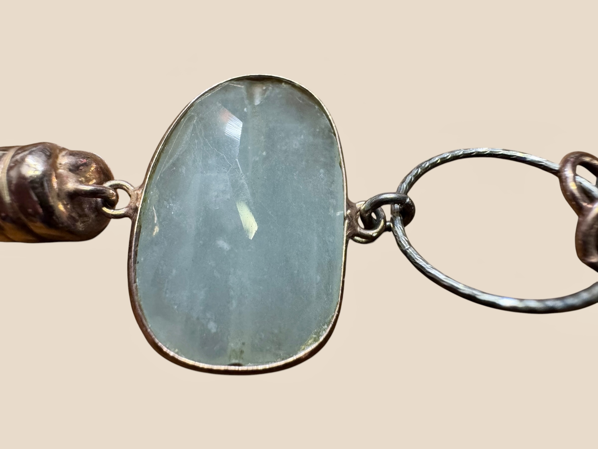 Collana berillo con pendente ramo argento nero - immagine 18