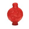 Snuff bottle lacca rossa