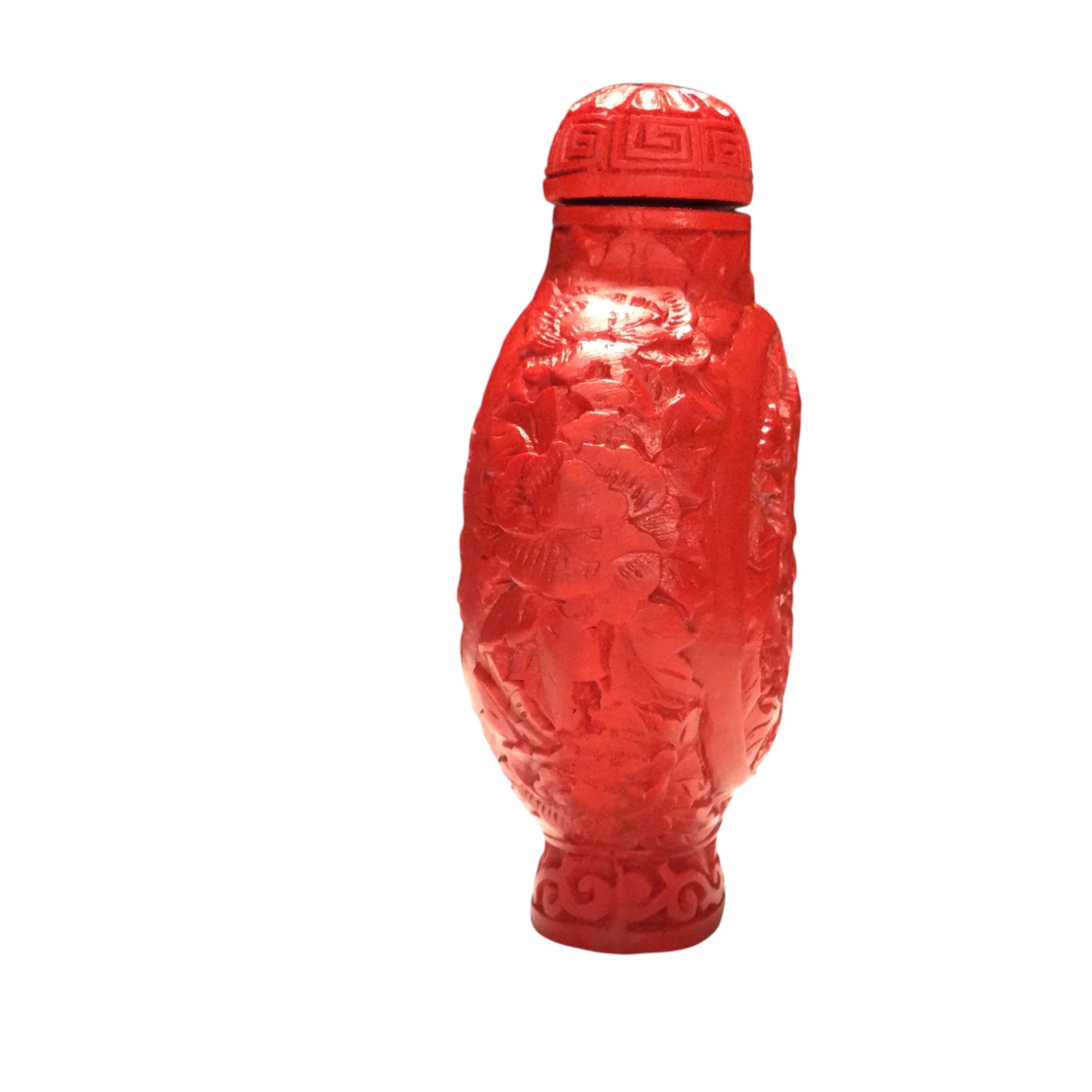 Snuff bottle lacca rossa - immagine 9