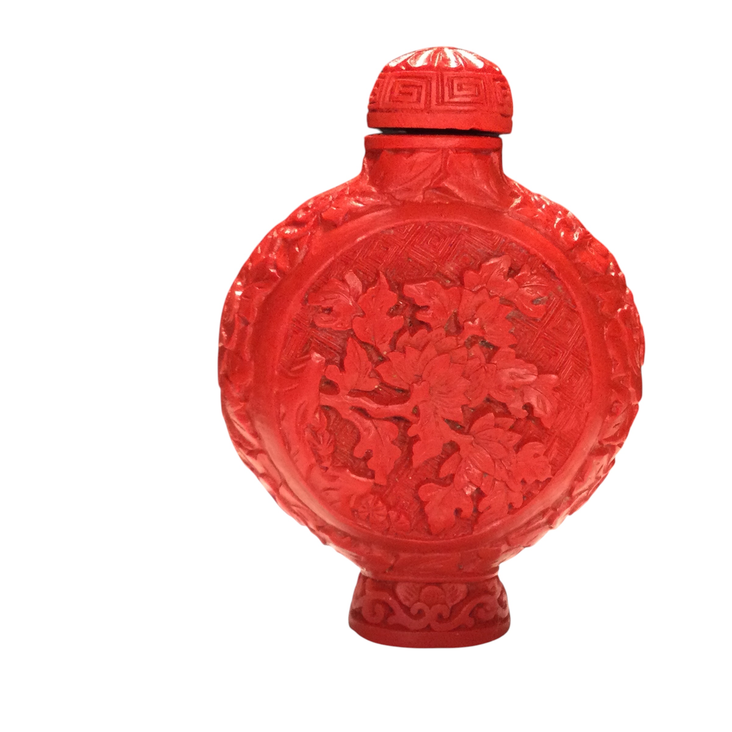 Snuff bottle lacca rossa - immagine 14