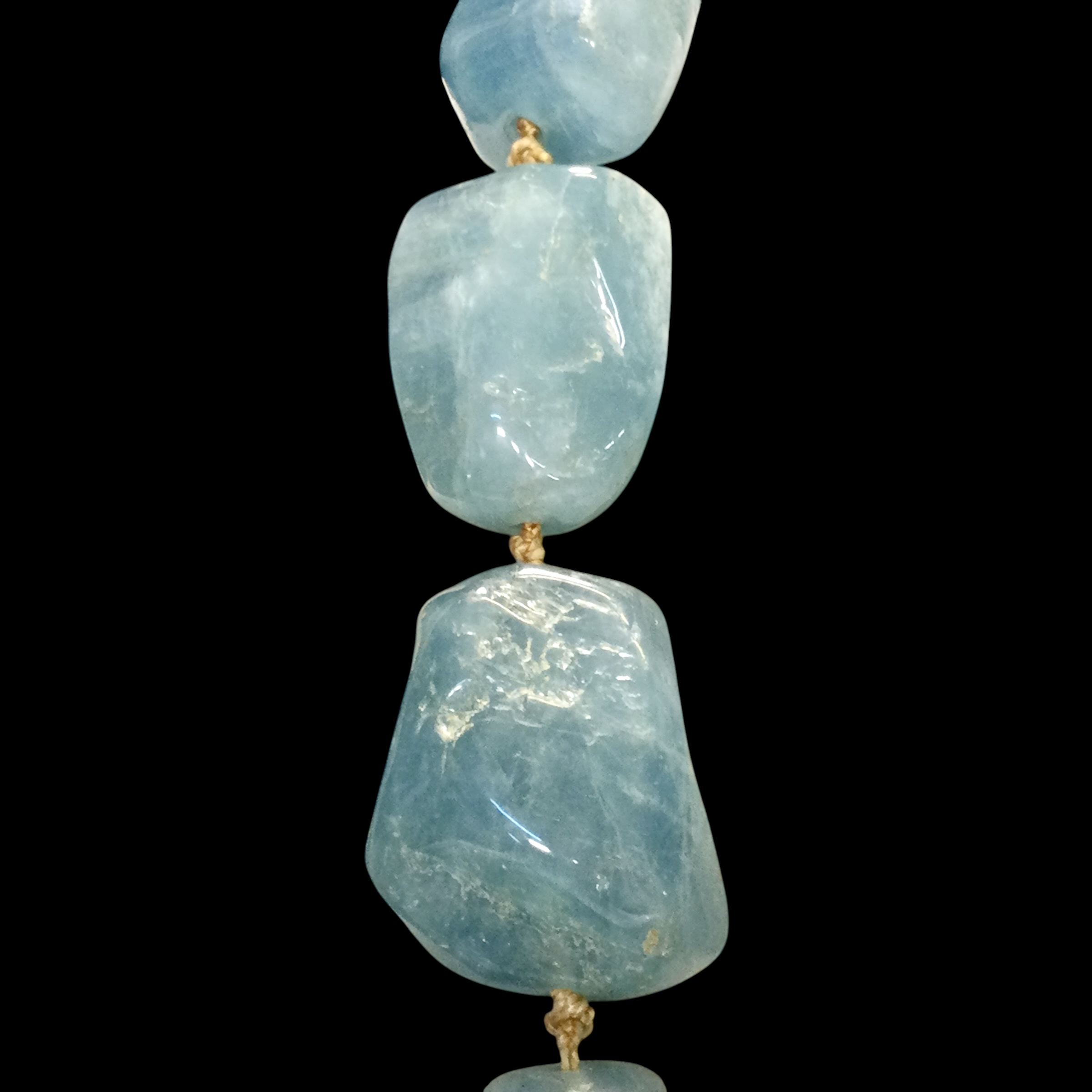 Collana sassi acquamarina - immagine 10