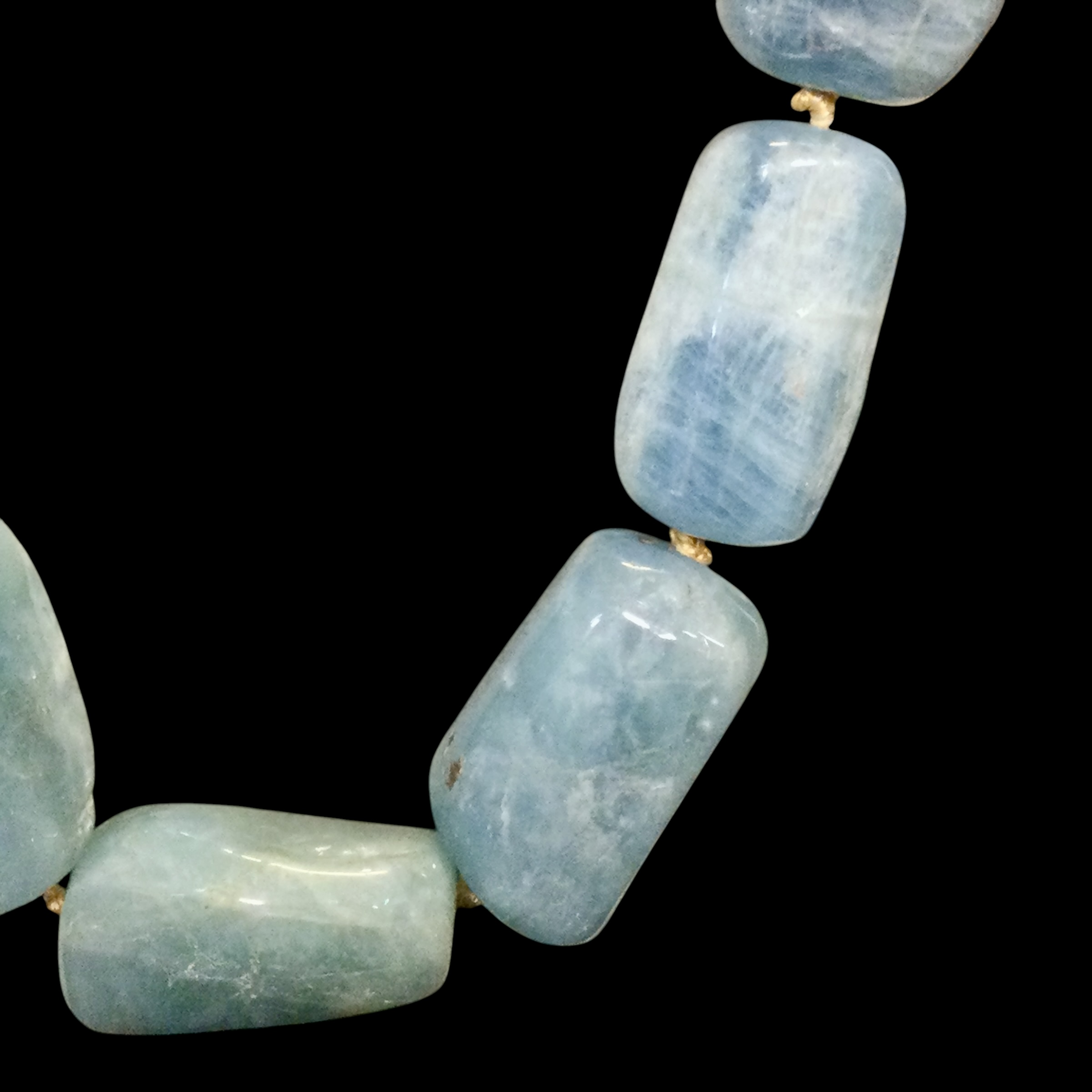 Collana sassi acquamarina - immagine 11