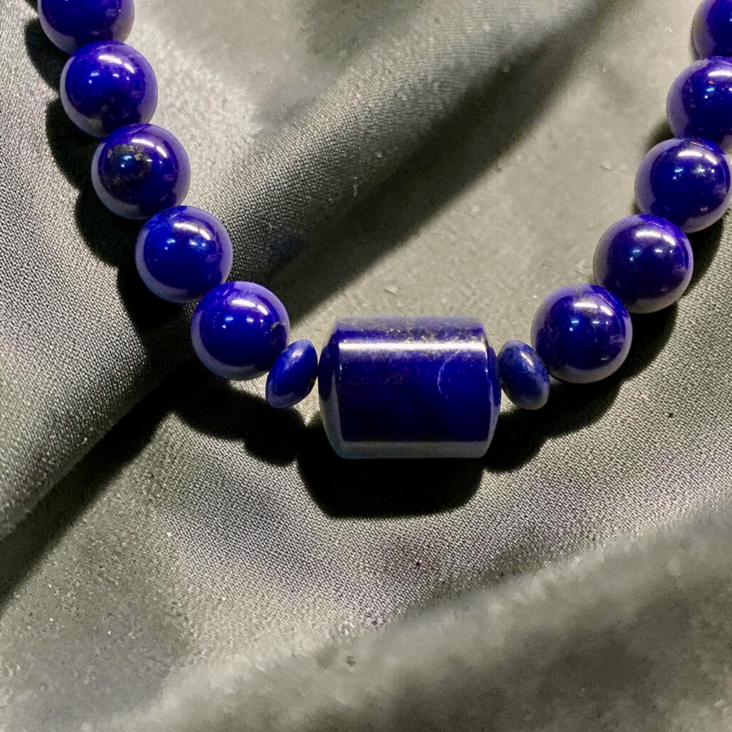 Filo lapislazzuli blu cobalto - immagine 4
