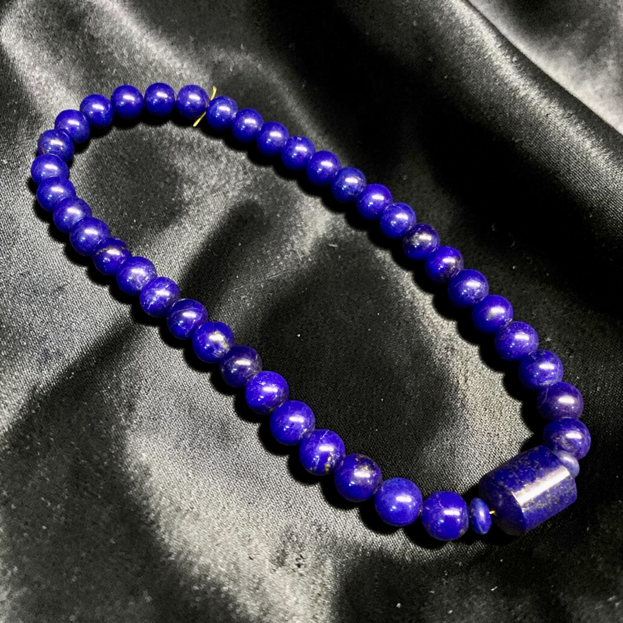 Filo lapislazzuli blu cobalto - immagine 6