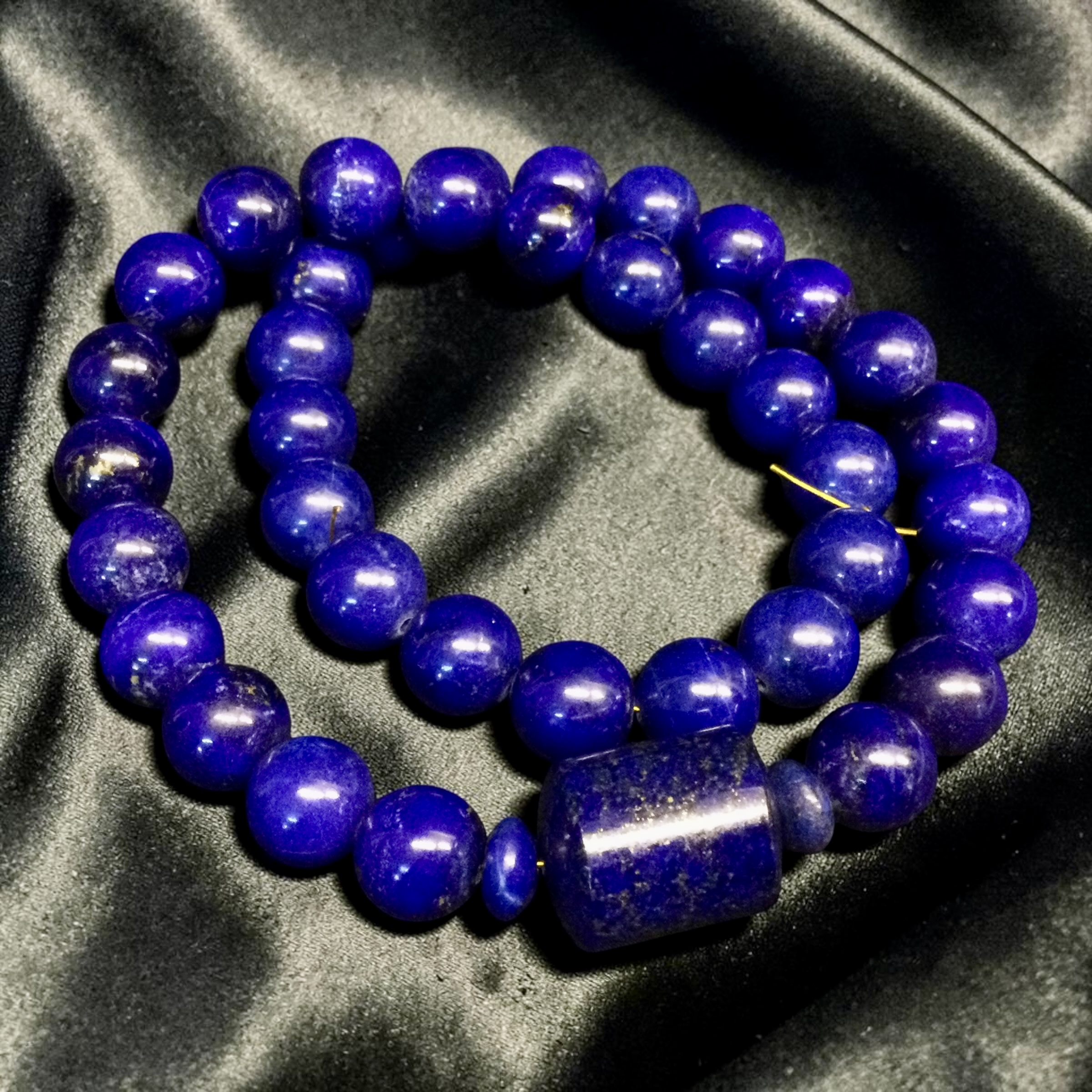 Filo lapislazzuli blu cobalto - immagine 8