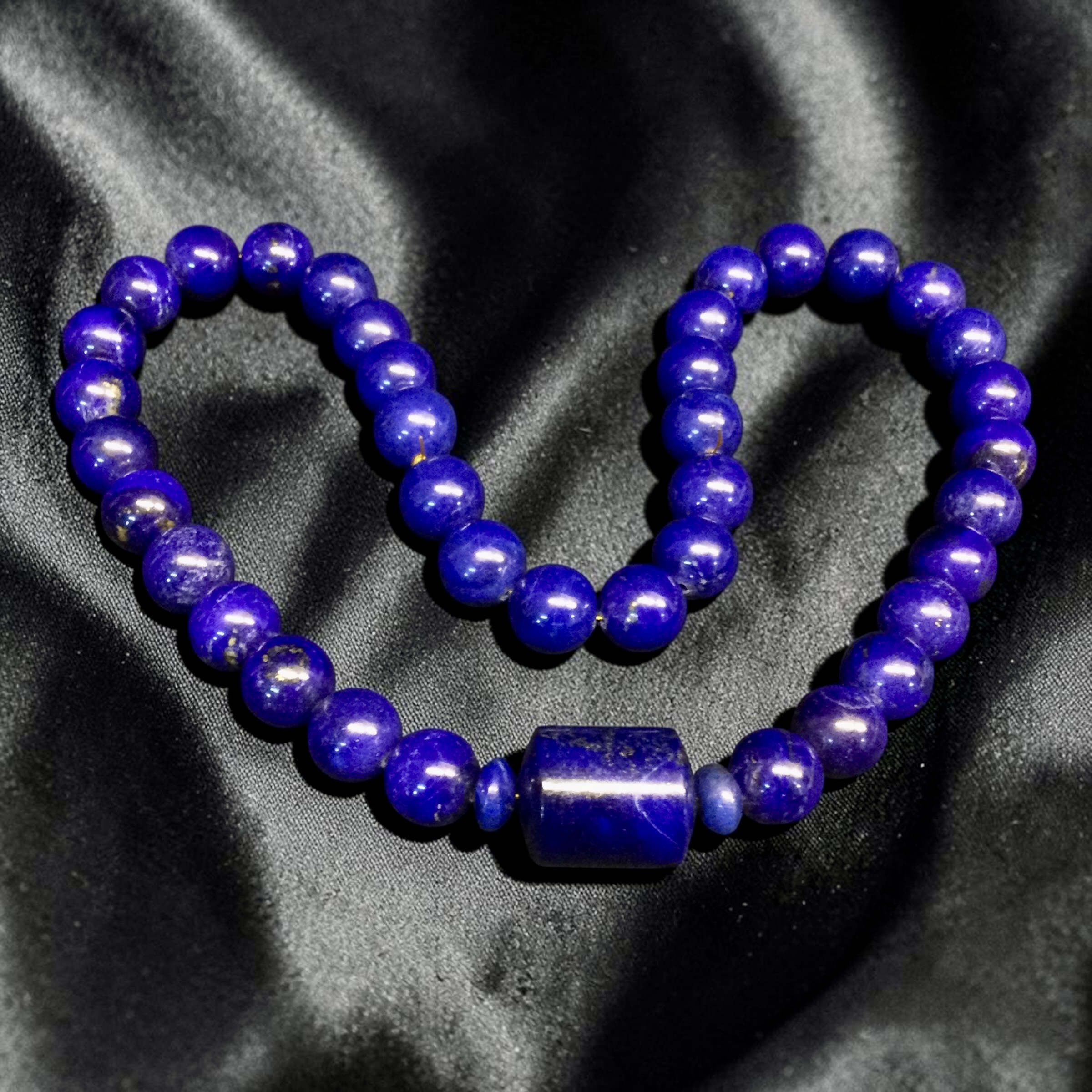 Filo lapislazzuli blu cobalto - immagine 9