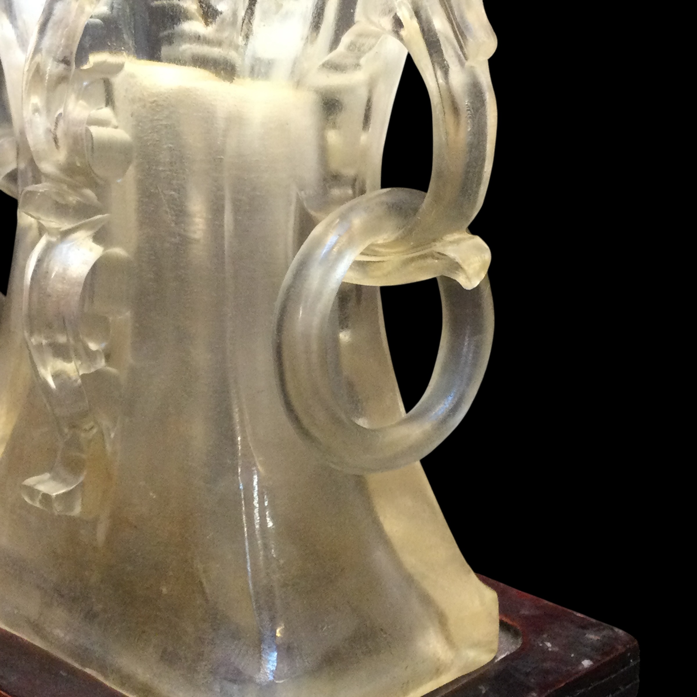 Doppio Vaso tipo Clessidra - Cristallo di Rocca - immagine 9