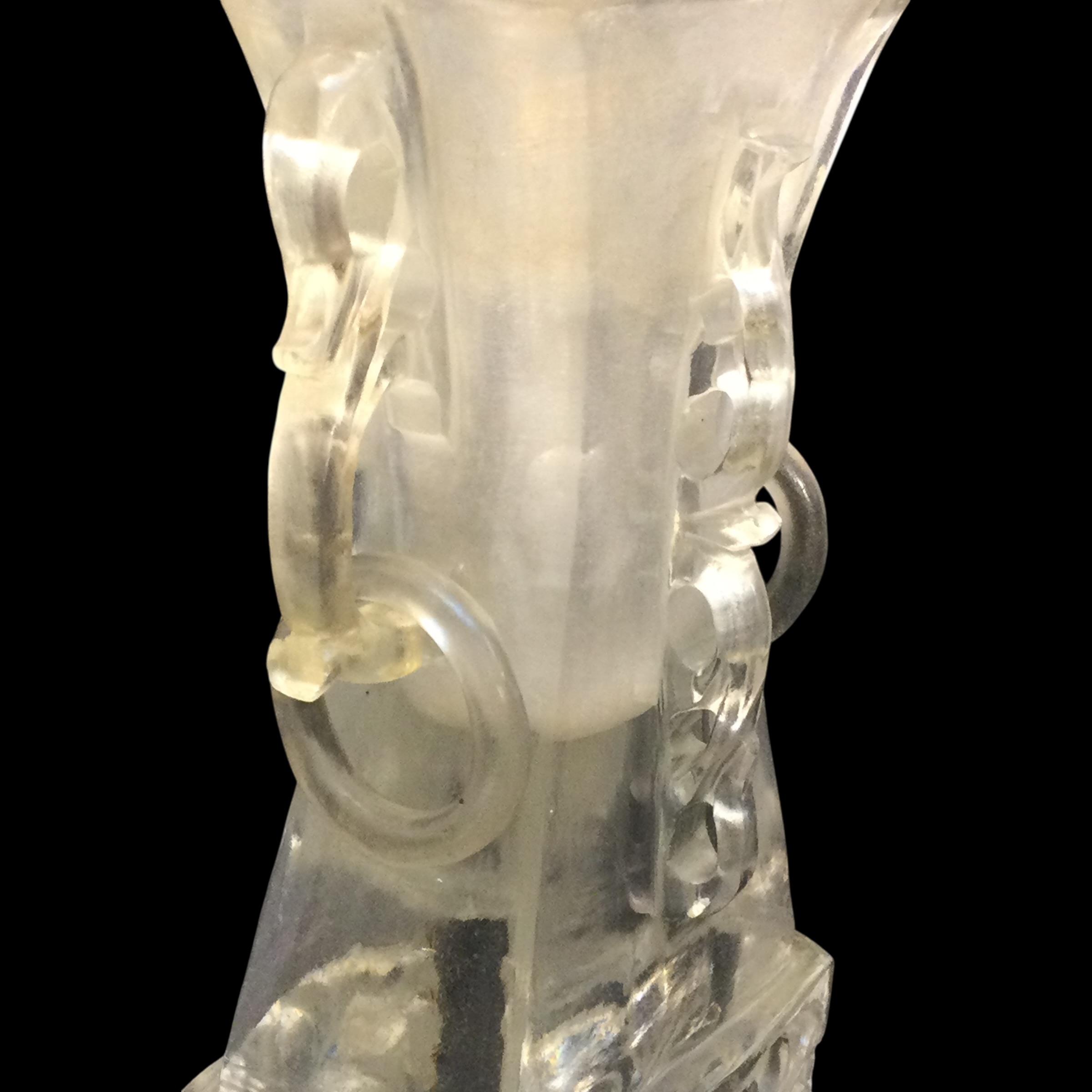 Doppio Vaso tipo Clessidra - Cristallo di Rocca - immagine 6