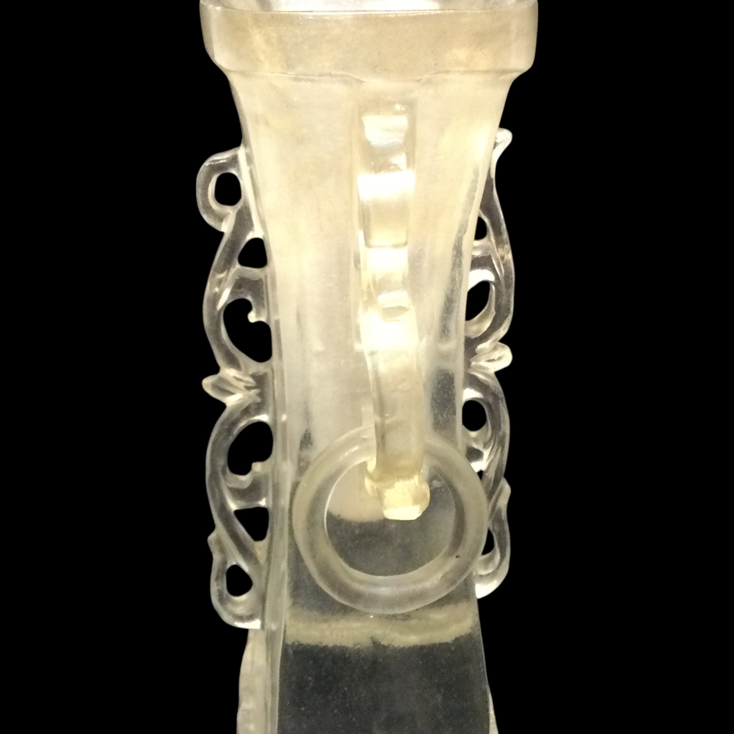 Doppio Vaso tipo Clessidra - Cristallo di Rocca - immagine 8