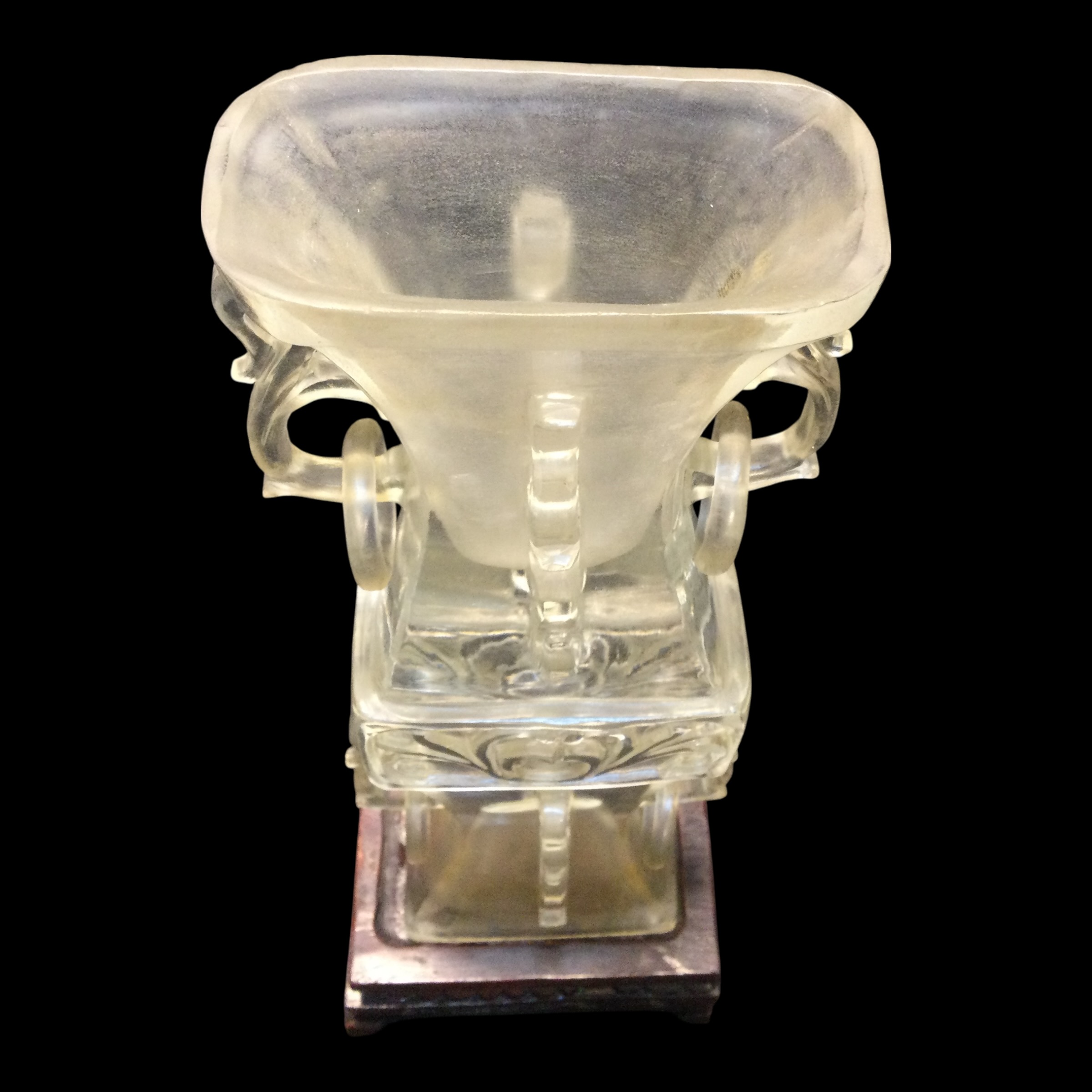 Doppio Vaso tipo Clessidra - Cristallo di Rocca - immagine 10