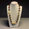 Collana Rutilato gold e fumé