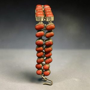 Bracciale corallo e argento